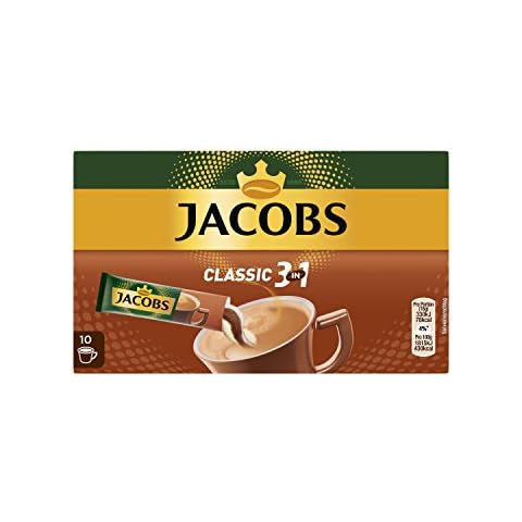 Jacobs Kaffeespezialitäten 3 in 1, 120 Sticks mit Instant Kaffee, 12 x 10 Getränke Cover