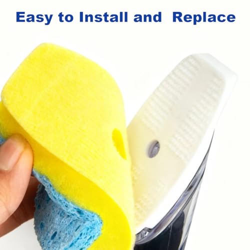 Image of CELOX Dish Sponge with Handle, Soap Dispensing Dish Sponge