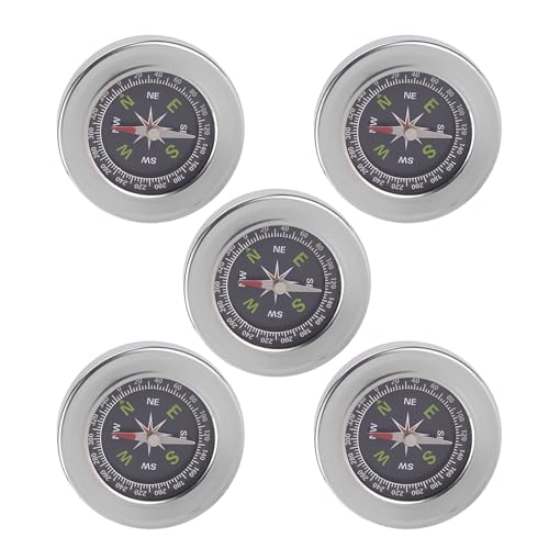 Brújulas de navegación 60mm acero inoxidable para camping miniatura 1