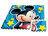 Kids- Alfombra Puzzle Mickey, 90 x 90 cm (WD17628)