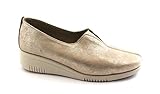 unterlegkeile holz  Grunland SIRA SC3762 Platin Beige Gold Schuhe Frau elastischen Unterlegkeil 38