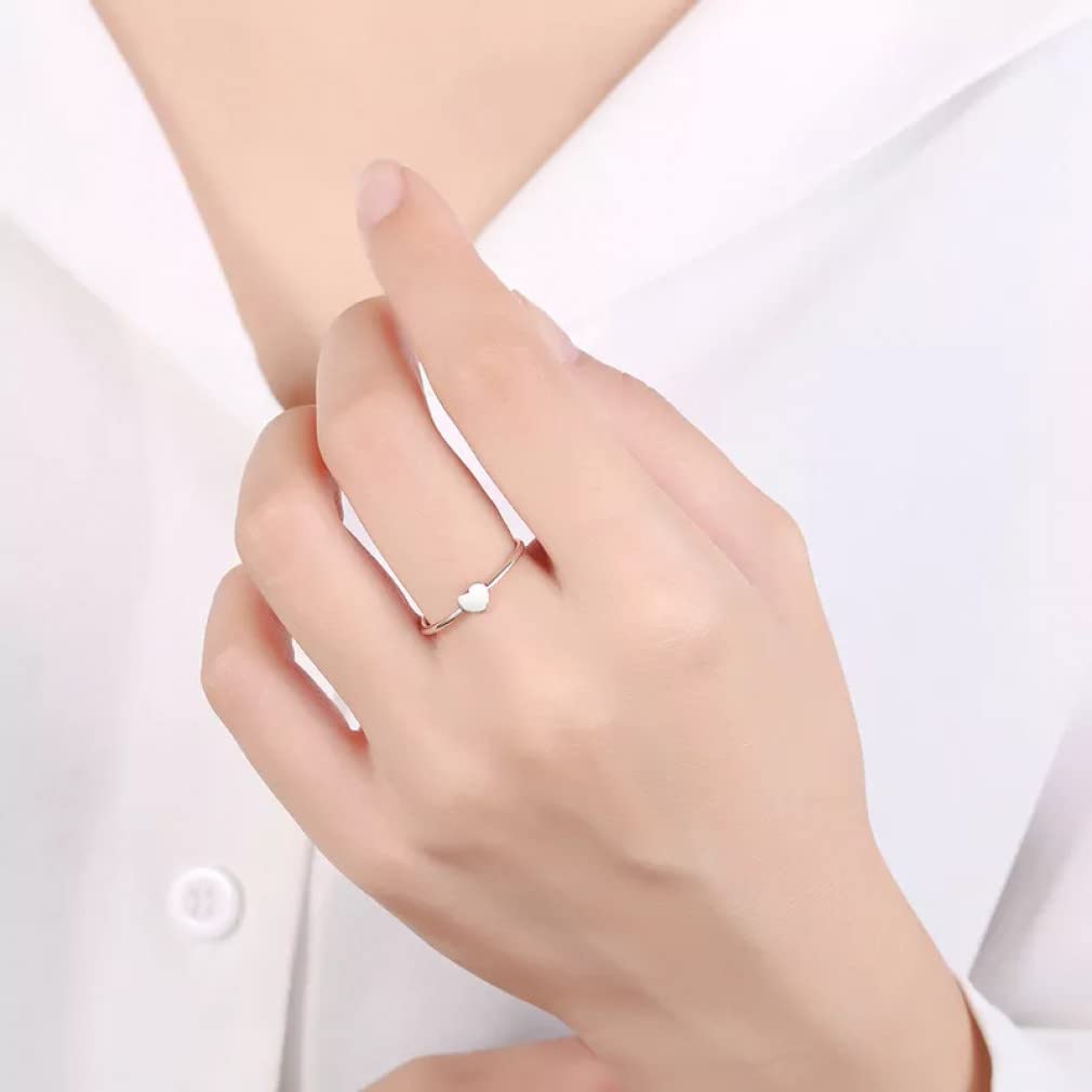 925 Sterling Silber Ringe Frauen Fein Jewerly Liebe Herz Ring für Frauen Eheringe