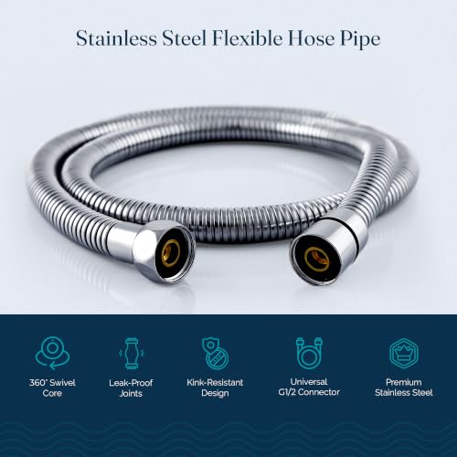 Image of JAL ABS Health Faucet Set for Toilet | Jet Spray Gun with Hose Pipe & Hook