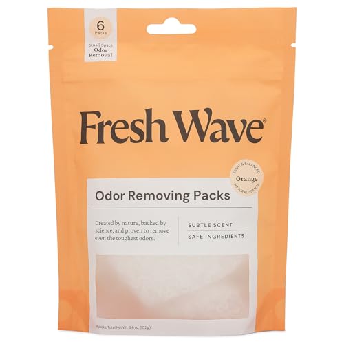 Fresh Wave Orange Odor Eliminating & Deodorizing Packs | Bag of 6