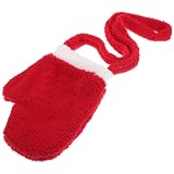 SOIMISS Bolso Bandolera Con Encantadores Mitones De Punto Guantes Navideños Para El Frigorífico Bolsos Festivos Pequeños Con Mitones Navideños