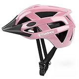 TOMSHOO Fahrradhelm Erwachsene Damen und Herren, reflektierend, verstellbar 58–61 cm, mit abnehmbarem Visier, Fliegennetz, Innenpolster, Leichtbau Helm für MTB, Rennrad und Stadtverkehr