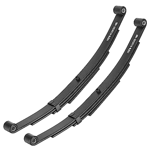 Trailer Leaf Spring, 4 Leaf 2500lb Double Eye Leaf Springs for 5000lb Trailer Axle, 25-1/4"L, 1.75" Width, 3” Free Open of Leaf Spring, Replace for SW4 / UNA218 / PR4 / 9150016 / 93181, 2 Pieces by SEHNSUCHT - Used condition - US$64.59