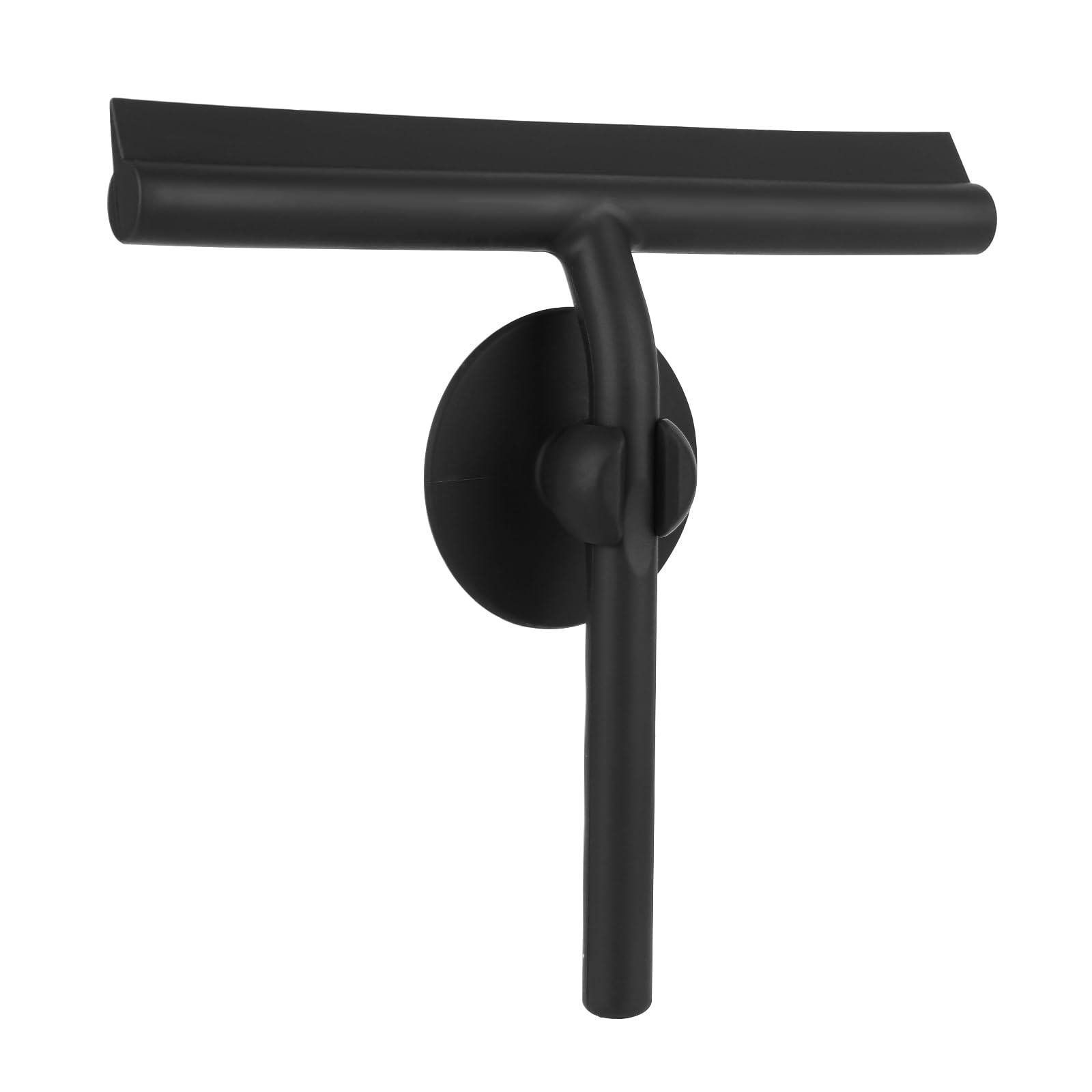 PZJFH Raschietto per doccia nero 21 cm, raschietto per doccia in silicone nero con per porta in vetro bagno, doccia, pulizia di vetro lavavetri per finestra auto