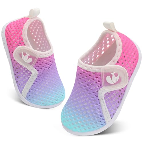 Image of FEETCITY Baby Boys Girls Water Sport Shoes Barefoot Kids Aqua Socks Quick-Dry Beach Swim Pool Shoes