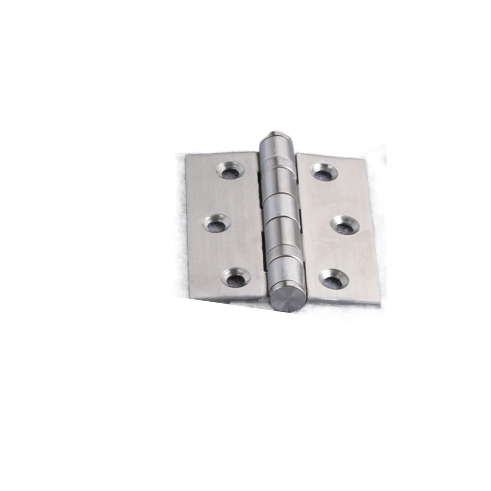 Accesorios de rodamiento de Bolas de Alta dureza de Acero Inoxidable, 2 uds, bisagra Plana Interior y Exterior, Armario de Puerta Resistente