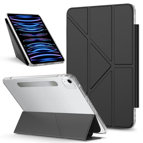 Coque de protection magnétique iPad Air 4 antichoc amovible 10.9 pouces noir