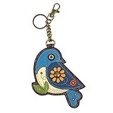 Chala Key Fob/Coin Purse - Blue Bird