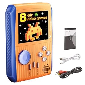 Kid Mini Handheld Retro Games Console Built in 666 Classic Games, Portable Handheld Video Games Console, 3 Inch Screen, 1020mAh Battery, Christmas Birthday Gift Game Player for Boy Girl