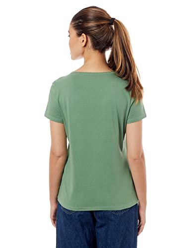 Camiseta Basica, basicamente, Feminino, Verde Oliva, G