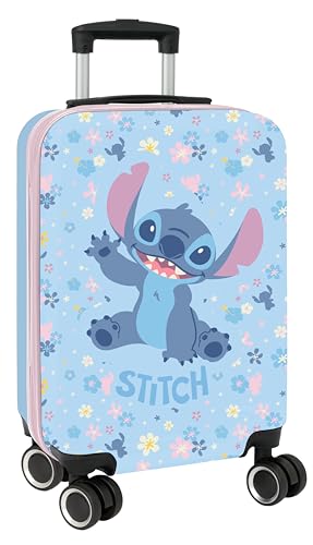 Stitch Happy - Trolley de Cabina 20 Pulgadas, Maleta...