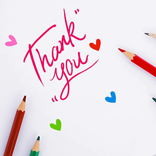 18 Sheets/1512 Pcs Colorful Heart Stickers Self Adhesive Stickers For Scrapbooking Embellishment Valentine's Day Love Decorative Sticker Gifts Packaging Diy Arts Crafts #TOP4