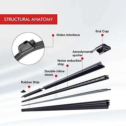 Image of KEMIMOTO UTV Windshield Wiper Kit, Manual Windshield Wiper