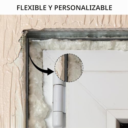 Miniatura 6 de Cordón De Sellado Redondo Epdm De 10 Metros, Diametro 4 Mm, Color Negro, Junta De Espuma Para Aislamiento Y Relleno De Juntas, Ideal Para Puertas, Ventanas, Paredes Y Techos, Con Herramienta De Corte