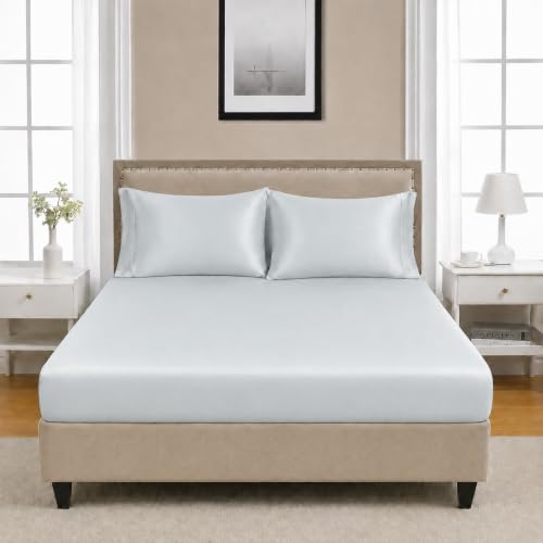 Image of RD TREND Bed Sheet Double Bed | Microfiber Satin Weave | 400 TC | 78x72x10