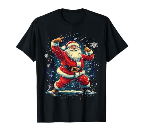 Vibes Vintage de Noël X-Mas Père Noël T-Shirt