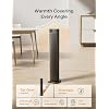 PELONIS 30 Ceramic Tower Space Heater with Adjustable Thermostat for Large Room, 75 Oscillation, Remote Control & 12H Timer, Tip-Over Switch & Overheating Protection, 1500W, PHF15RSAPH30, Black