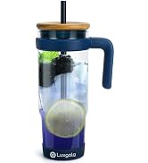 Amazon.com | Luxgola 50 oz Tritan Tumbler with Flip Straw Lid & Handle ...