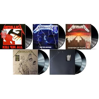 Kill Em All + Ride The Lightning + Master Of Puppets + And Justice For All + The Black Album