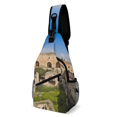Bolso bandolera Israel estilo deportivo para senderismo
