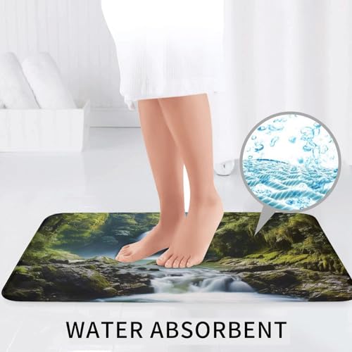 Tapis de bain antidérapant microfibre douce abattant toilettes U - 7