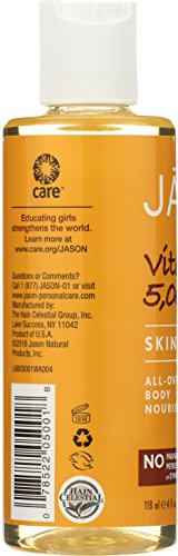 Jason Vitamin E 5,000 Iu All Over Body Nourishment Oil, 4 Oz. (Pack Of 3) (Packaging May Vary) #TOP5
