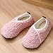Pink Girls Fashionable and Casual Winter Velvet Floor Socks Shoes Baby Sole Thickened Indoor Home Slippers