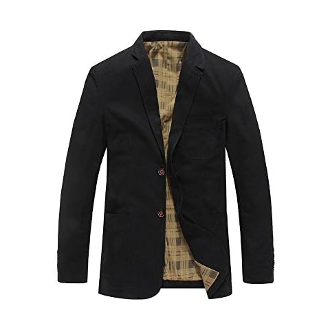Blazer HZCX Fashion en coton délavé Cover