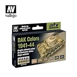 deutsch afrikaans wörterbuch Farb-Set con Vallejo, AFV-Serie, für deutsches Afrika-Korps, 6x17 ml (71056, 71092, 71116, 71117, 71118, 71272)