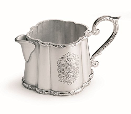 Lattiera con incisione in Sheffield placcato Argento CL 25 cod.580058 cm 14xx7h by Varotto & Co.