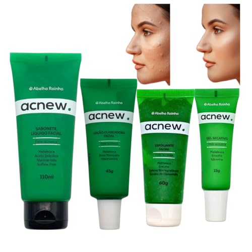Kit Skin Care Cuidado Facial Acnew - Abelha Rainha