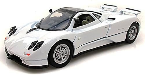 Pagani Zonda C12 with Sunroof 1/24 Scale Diecast Model (White)
