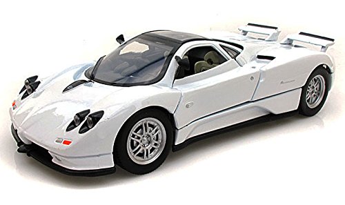 Pagani Zonda C12 With Sunroof 1/24 Scale Diecast Model (White) #TOP19