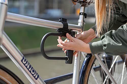 Axa Unisex's Bike D-Lock With Security Cable High, Black, One Size #TOP3