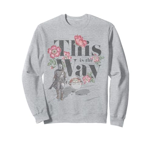 Sweat Star Wars The Mandalorian This Is The Way Floral pull geek