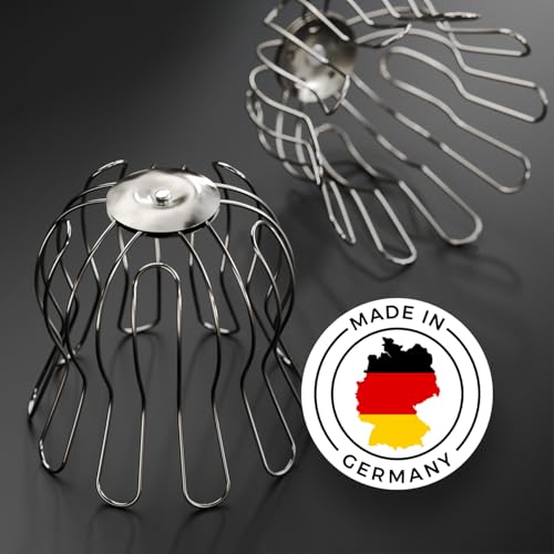 greate Dachrinnen Laubschutz Verzinkt 87 bis 100mm einstellbar - Fallrohrschutz als Regenrinnen Laubschutz - Laubfang Fallrohr, Dachrinnen Sieb, Sieb für Regenfallrohr, Sieb Dachrinne