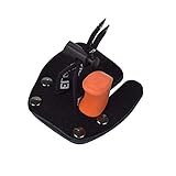 Fichas de dedo de cuero para tiro con arco para zurdos