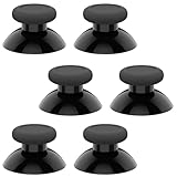 XboxOne s コントローラー 交換用 コントローラー交換用 6個 部品 修理 交換 パーツ Xbox Slim Xコントローラー用 黒（6個セット） One用 アナログスティック カバー サムスティック ブラック