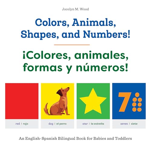 Colors, Animals, Shapes, and Numbers! / ¡Colores, animales, formas y números!: An English-Spanish Bilingual Book for Babies and Toddlers (English Edition)