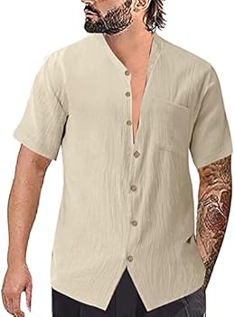 Henley Shirt heren korte mouwen lente- en zomerhemd eenkleurig, met knopen, korte mouwen T-shirt heren wit, A2-grijs, L Henley Shirt heren korte mouwen lente- en zomerhemd eenkleurig, met knopen, korte mouwen T-shirt heren wit, A2-grijs, L