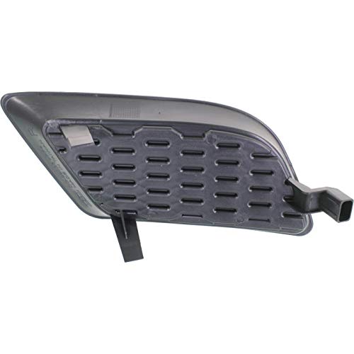 Dat Auto Parts Front Right Passenger Side Bumper Fog Light Lamp Hole Cover Grille Molding Trim Replacement For 2011-2014 Dodge Charger Black Textured Ch1039131 68092570Aa #TOP25