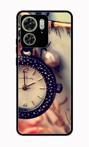 PRINTFIDAA® Printed Hard Back Cover Compatible for Motorola Edge 40 5G Back Cover (Ladies Watch) -19082026(GG) Deal