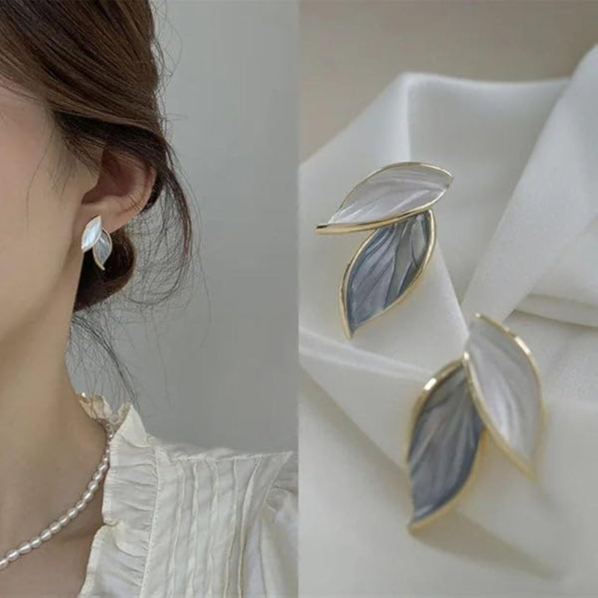 Spiral Pearl-Accent Stud Earrings, Stylish Everyday Jewelry