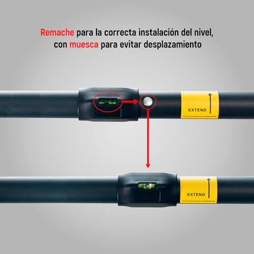 Barre de traction murale réglable 72-110cm pour musculation à la maison - 7