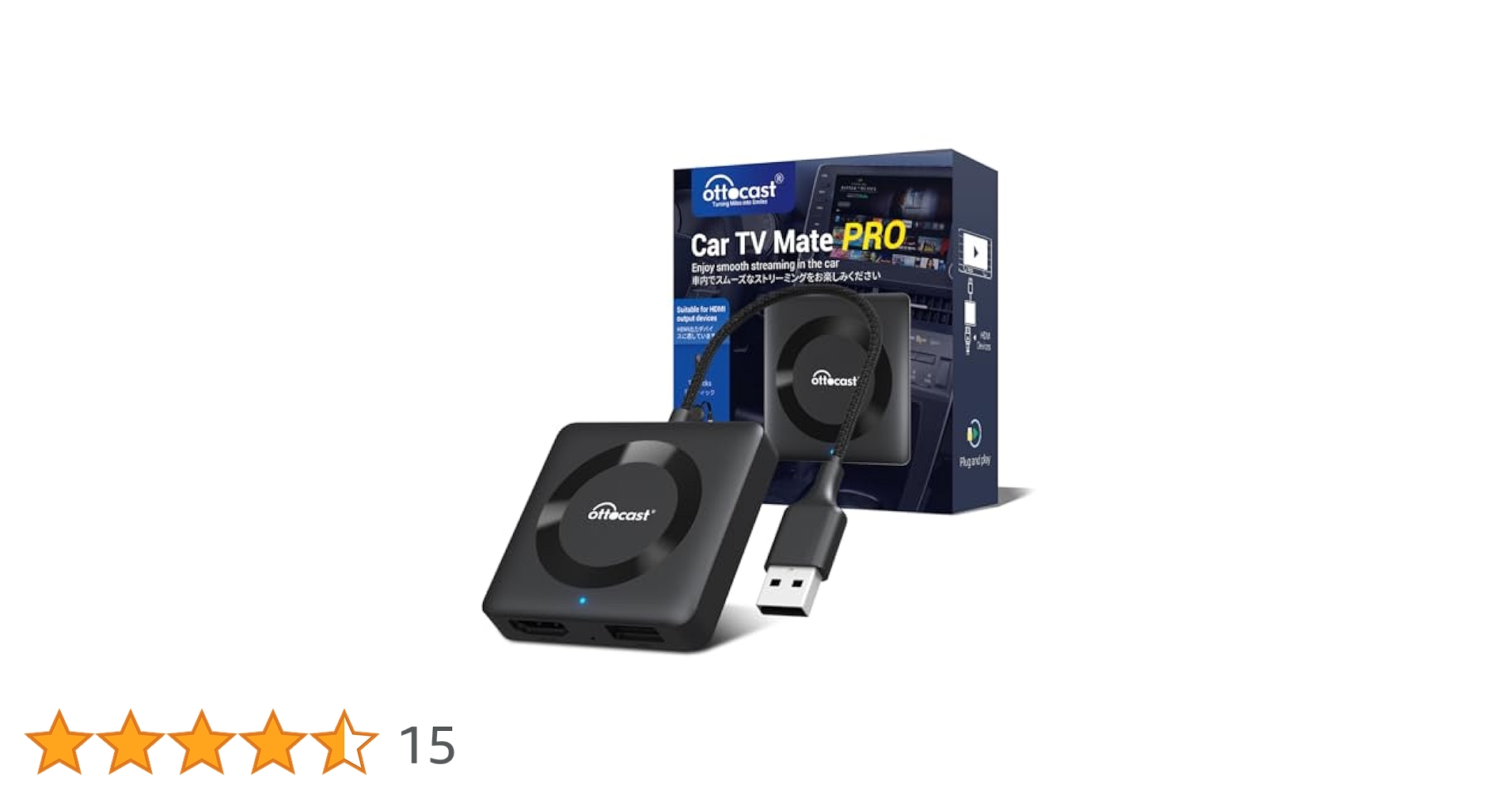 Ottocast オットキャスト 2024 Car TV Mate 61NGAZwRLxL._UF350,350_QL50_.jpg