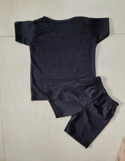 Image of Unisex Baby Short Sleeve Mimimello Parent Top Bottom Clothing Set for Summer Comfort Casual Daily Outfit
